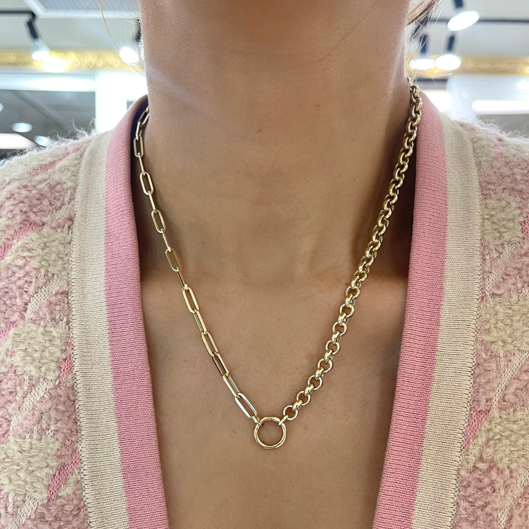 Stacker Clasp Chain Necklace