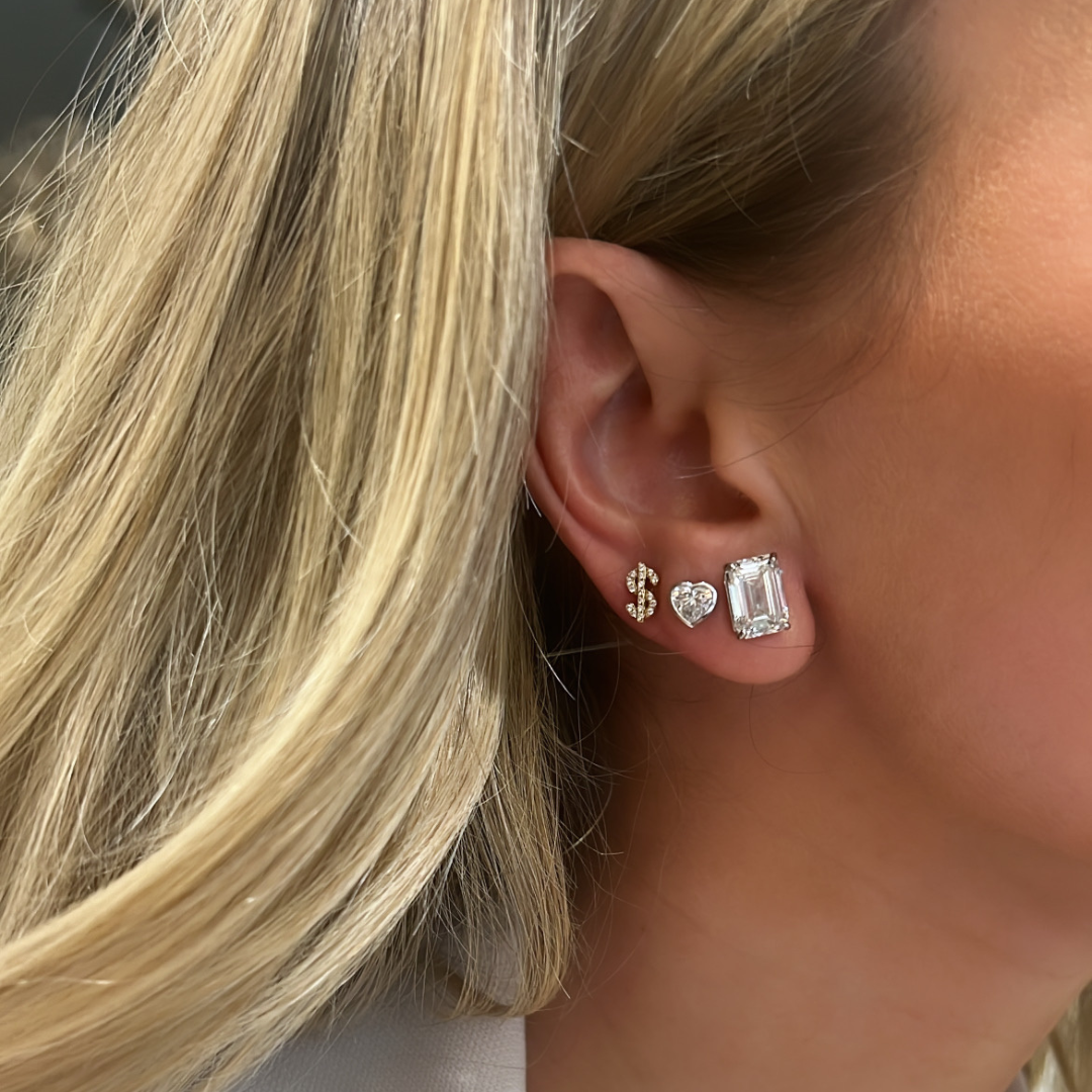 Emerald Cut Studs Emerald Cut Studs