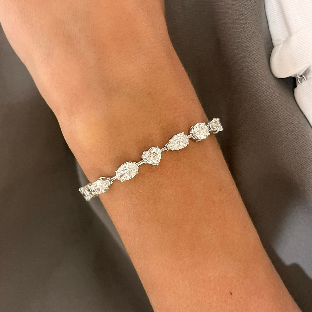 Mayci Multi-Shape Diamond Tennis Bracelet 13.78 ctw