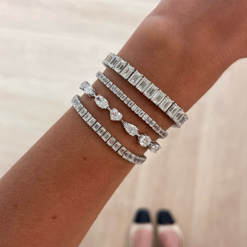 Mayci Multi-Shape Diamond Tennis Bracelet 13.78 ctw
