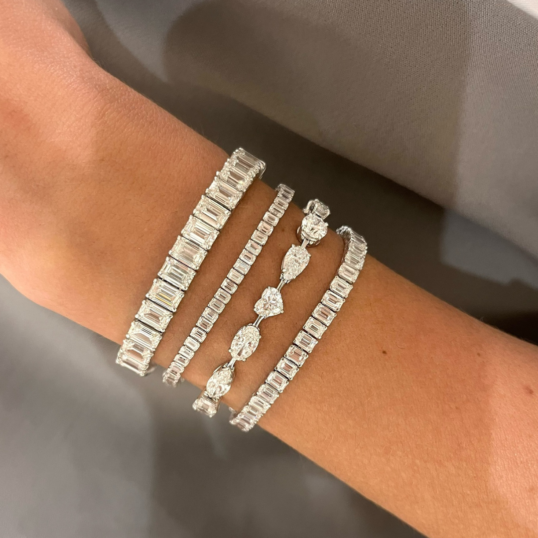 Mayci Multi-Shape Diamond Tennis Bracelet 13.78 ctw