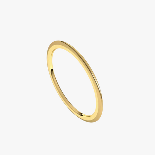 1mm Gold Stacking Spacer Band