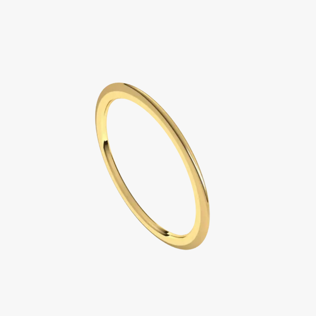 1mm Gold Stacking Spacer Band