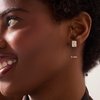 6 ctw emerald stud earrings 