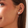 4 ctw pear studs