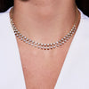 Muse Dangle Bezeled Diamond Adjustable Necklace 4.55 ctw
