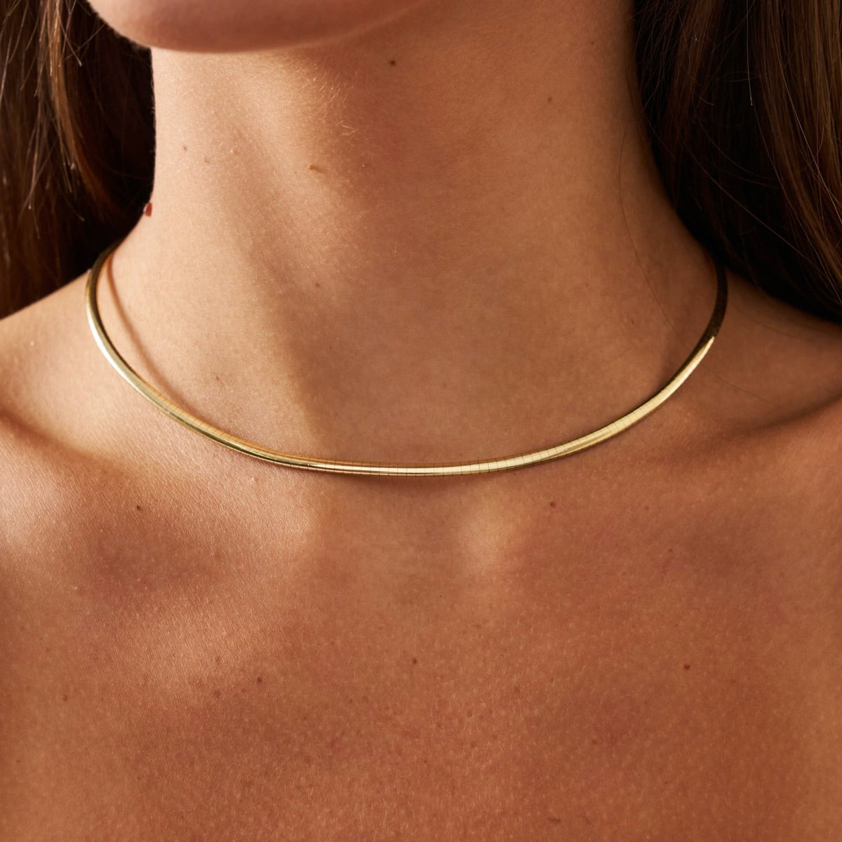 Seager Gold Collar Necklace
