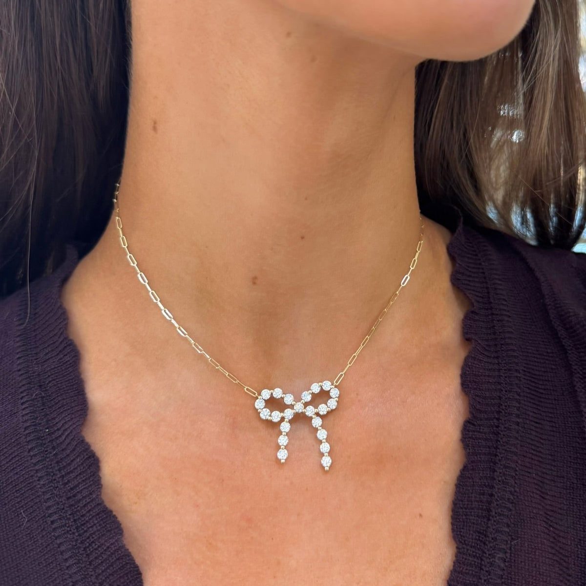 Charlie Cloud®  midi Charlie Cloud®  hollis bow necklace