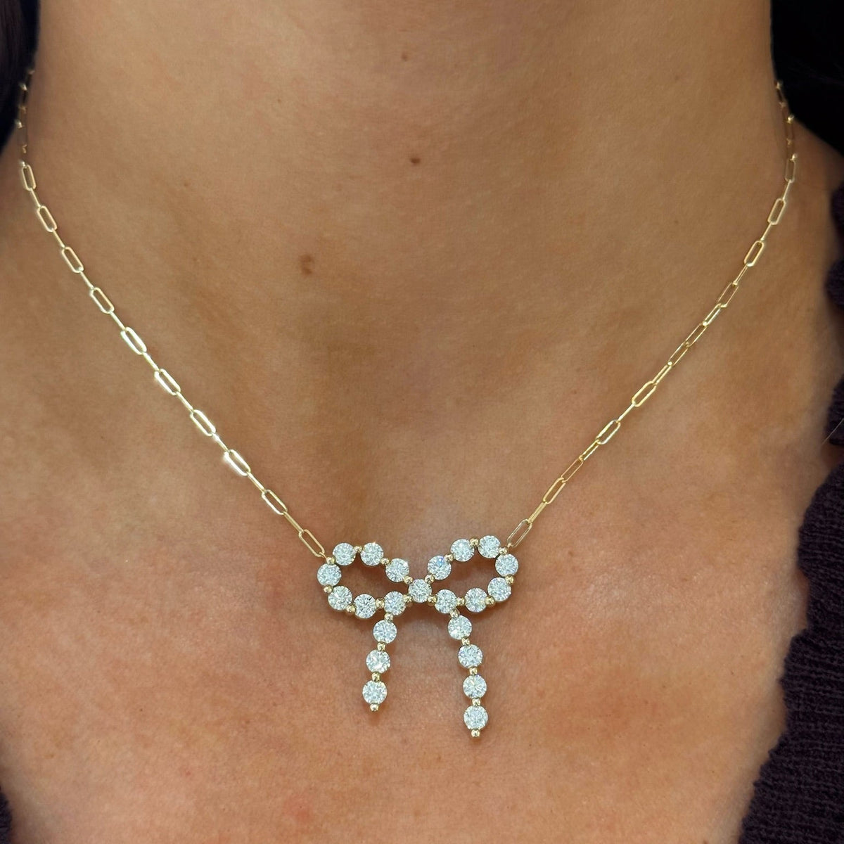 midi Charlie Cloud®  hollis bow necklace