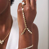 Round Gold Disk Hand Chain Bracelet
Bezel Set Pruitt Mixed Multi Shape Tennis Bracelet 7.23 ctw