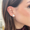 6 ctw WG diamond stud earrings