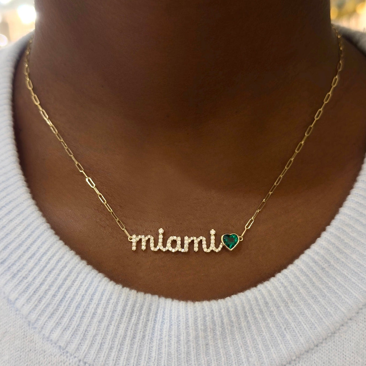 custom handwritten name necklace