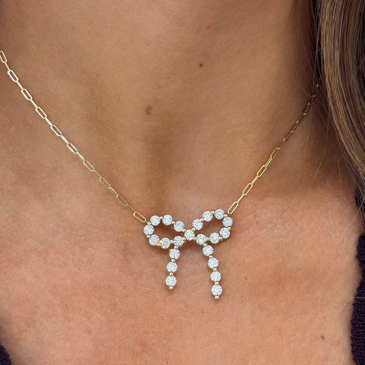 midi Charlie Cloud®  hollis bow necklace