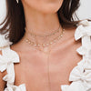 Rosalia Diamonds By The Yard Lariat Necklace, Tinx Dangle Diamond Adjustable Choker/Collar Necklace 2.66 ctw,Romy Dangle Drop Hoops 1.36 ctw,Mini Charlie Cloud® Diamond Heart Stud Earrings