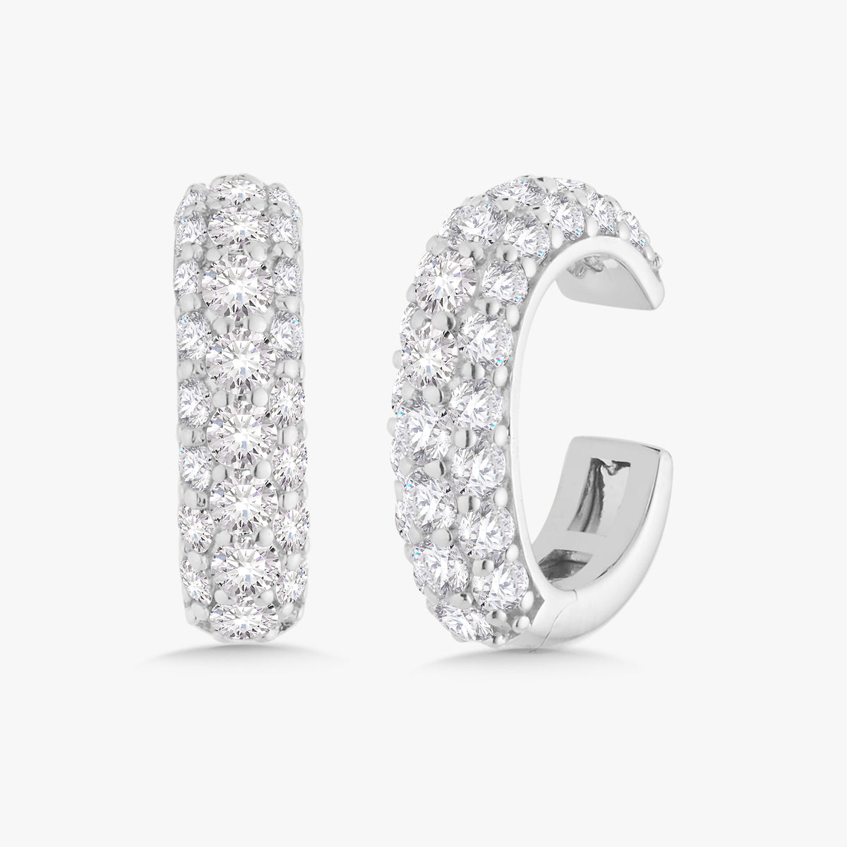 Adalyn Pave Lab Diamond Ear Cuff 1.74 ctw