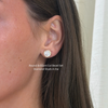 Round Brilliant Cut Bezel Set Diamond Studs