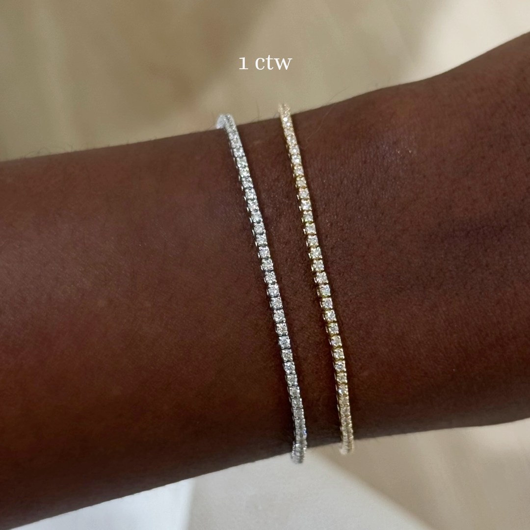diana tennis bracelet 1 ctw