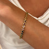 Ryleigh rainbow heart tennis bracelet