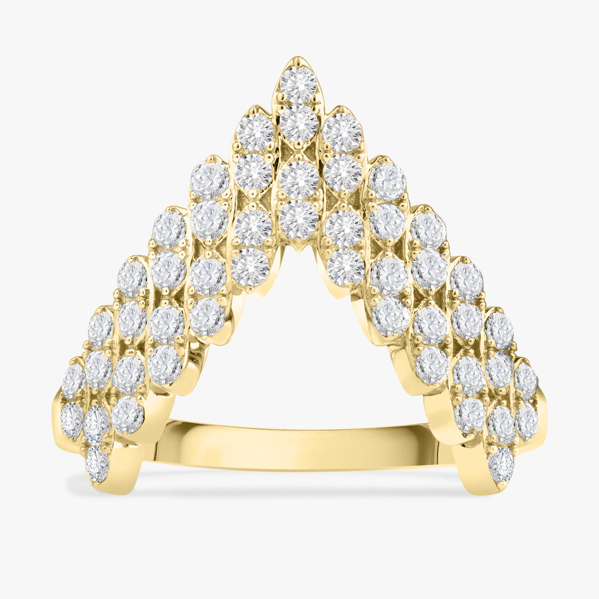 Sagitta Arrow Diamond Cocktail Ring