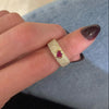 Sailor Ruby Heart & Pave Diamond Cigar Band
