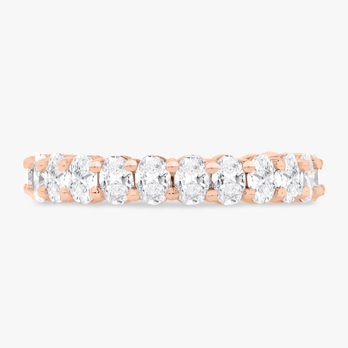 Scalloped Oval Diamond Band 1.46 ctw