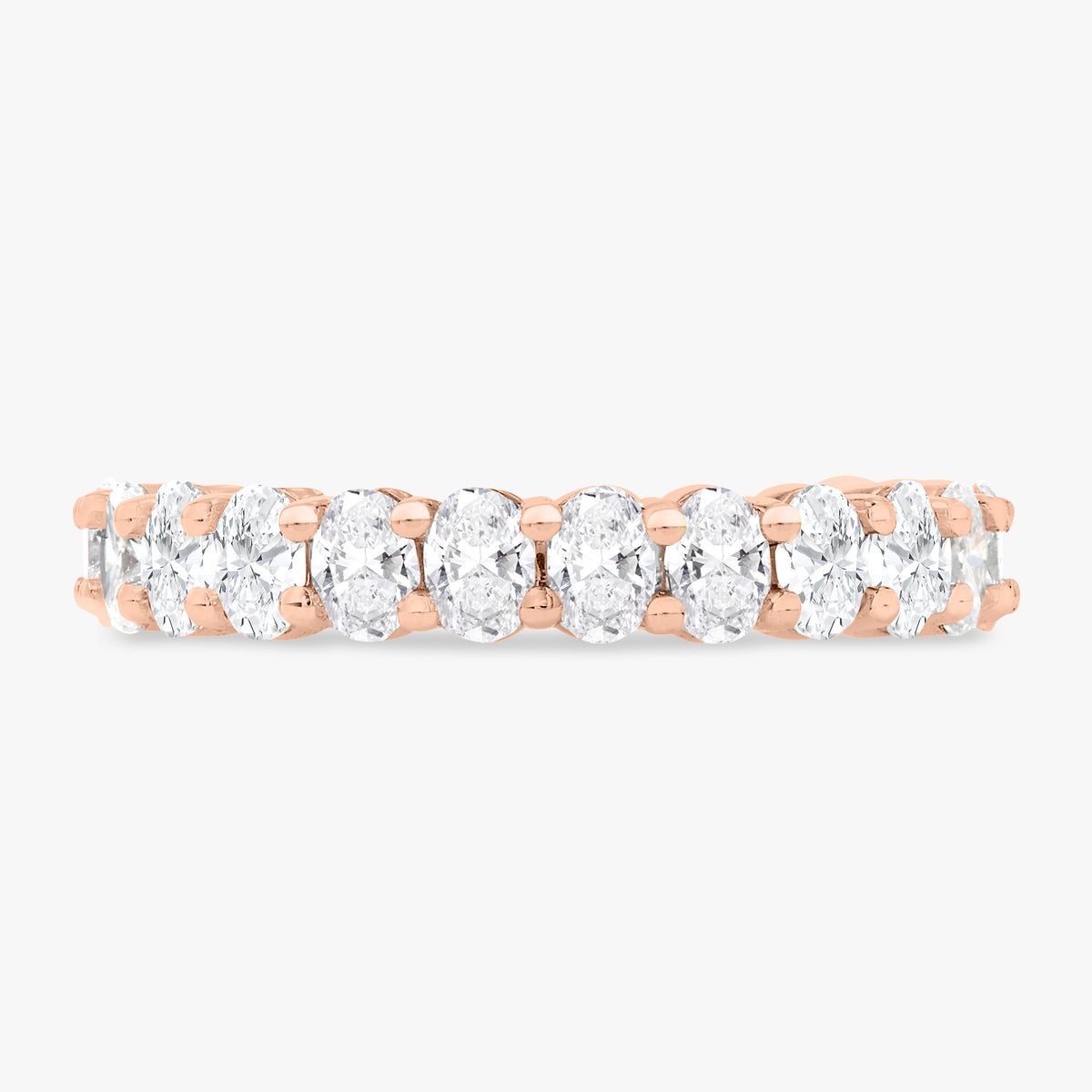 Scalloped Oval Diamond Band 1.46 ctw