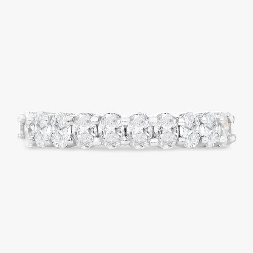 Scalloped Oval Diamond Band 1.46 ctw