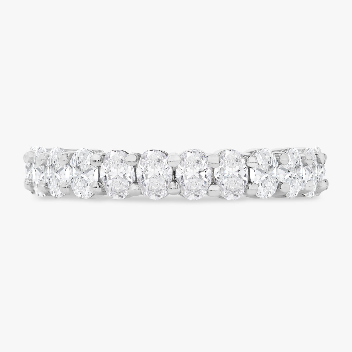 Scalloped Oval Diamond Band 1.46 ctw