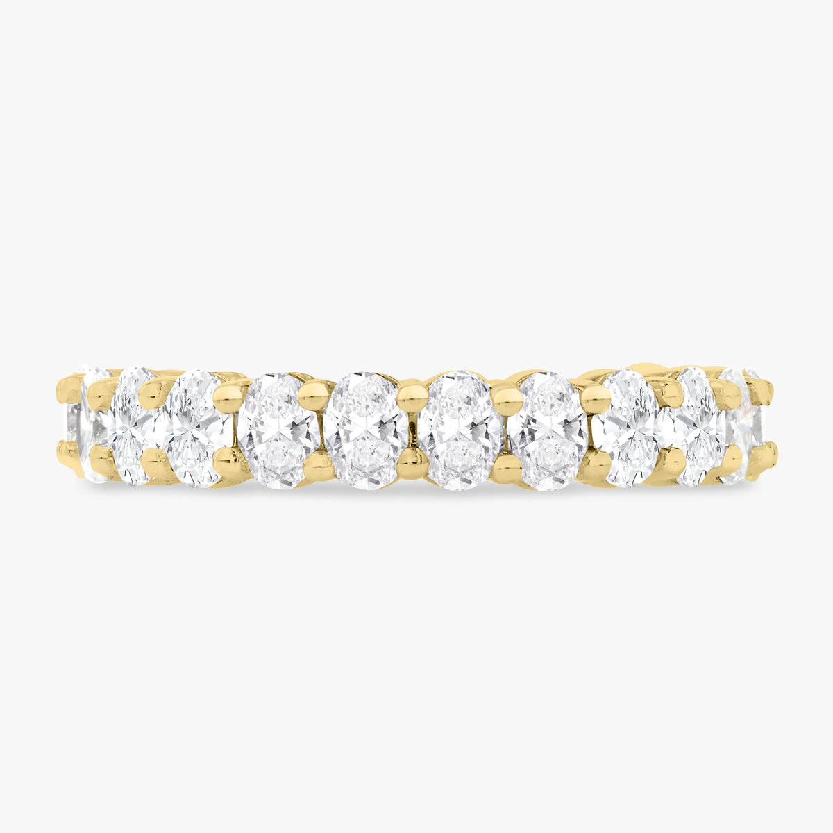 Scalloped Oval Diamond Band 1.46 ctw