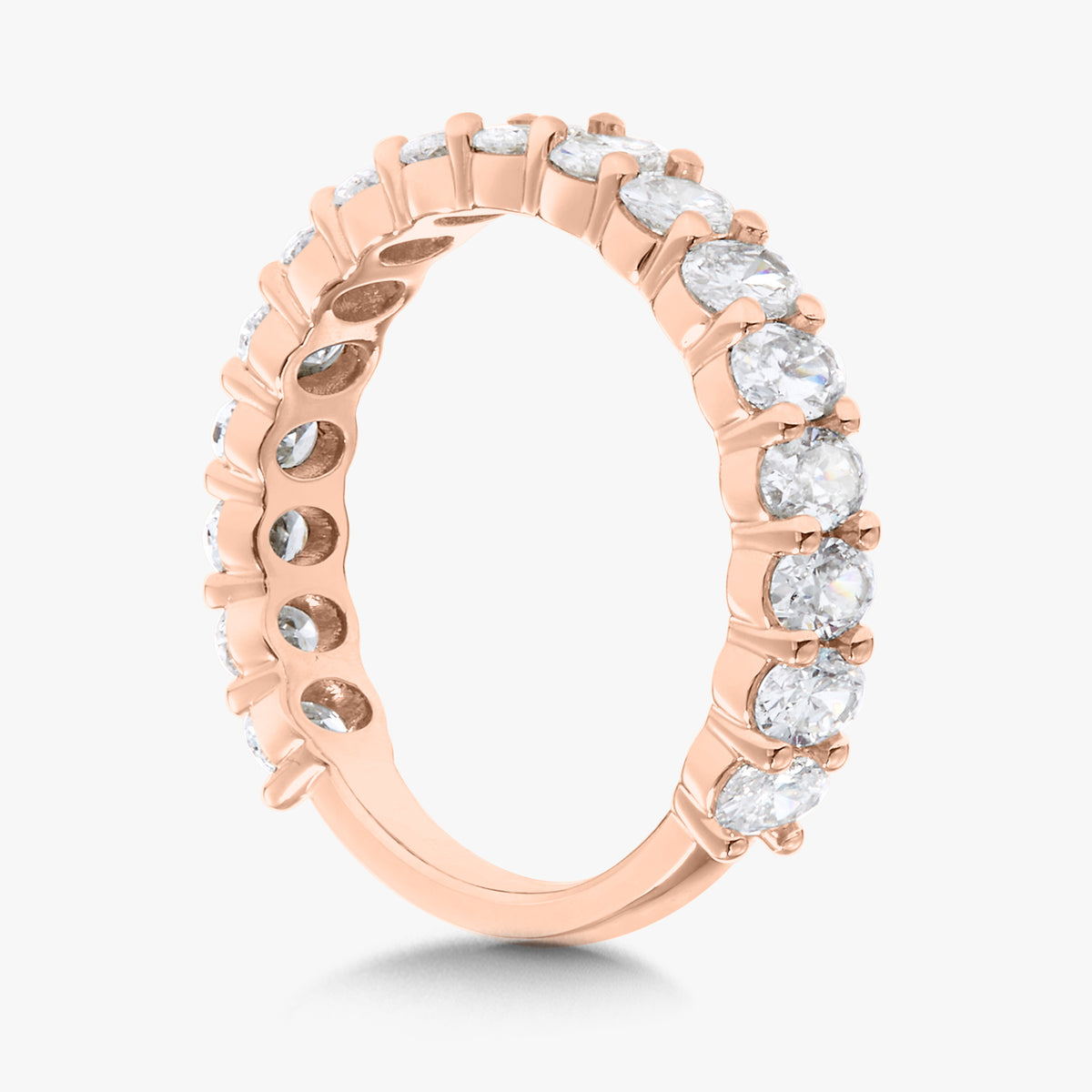 Scalloped Oval Diamond Band 1.46 ctw
