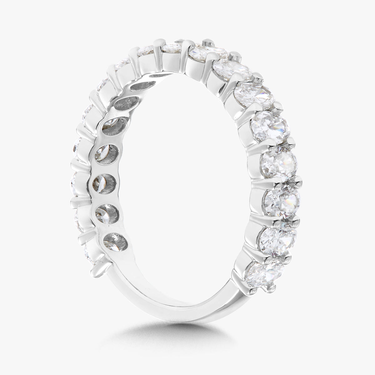 Scalloped Oval Diamond Band 1.46 ctw