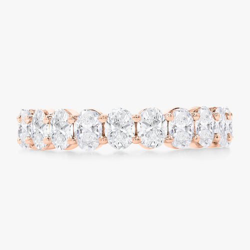 Scalloped Oval Diamond Band 2.22 ctw