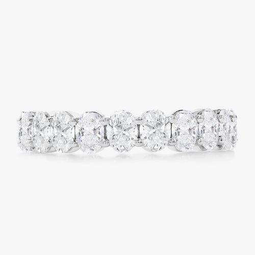 Scalloped Oval Diamond Band 2.22 ctw
