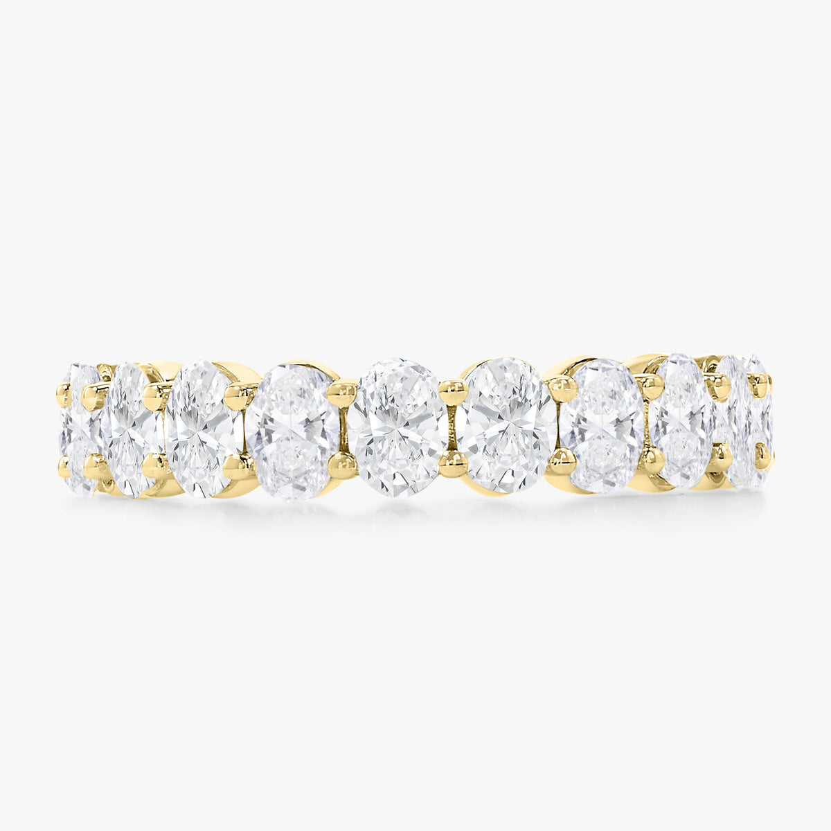 Scalloped Oval Diamond Band 2.22 ctw