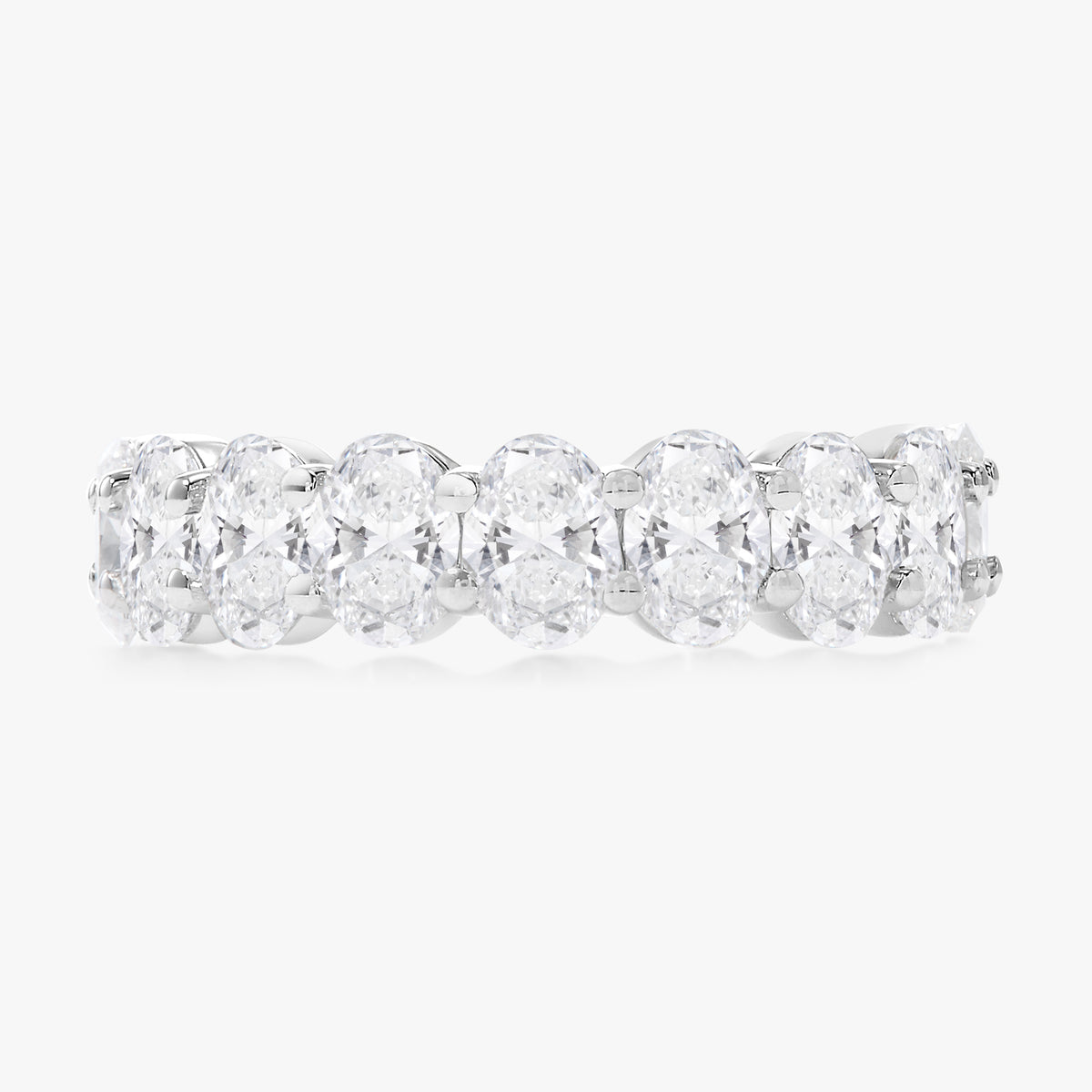 Scalloped Oval Diamond Band 3.18 ctw