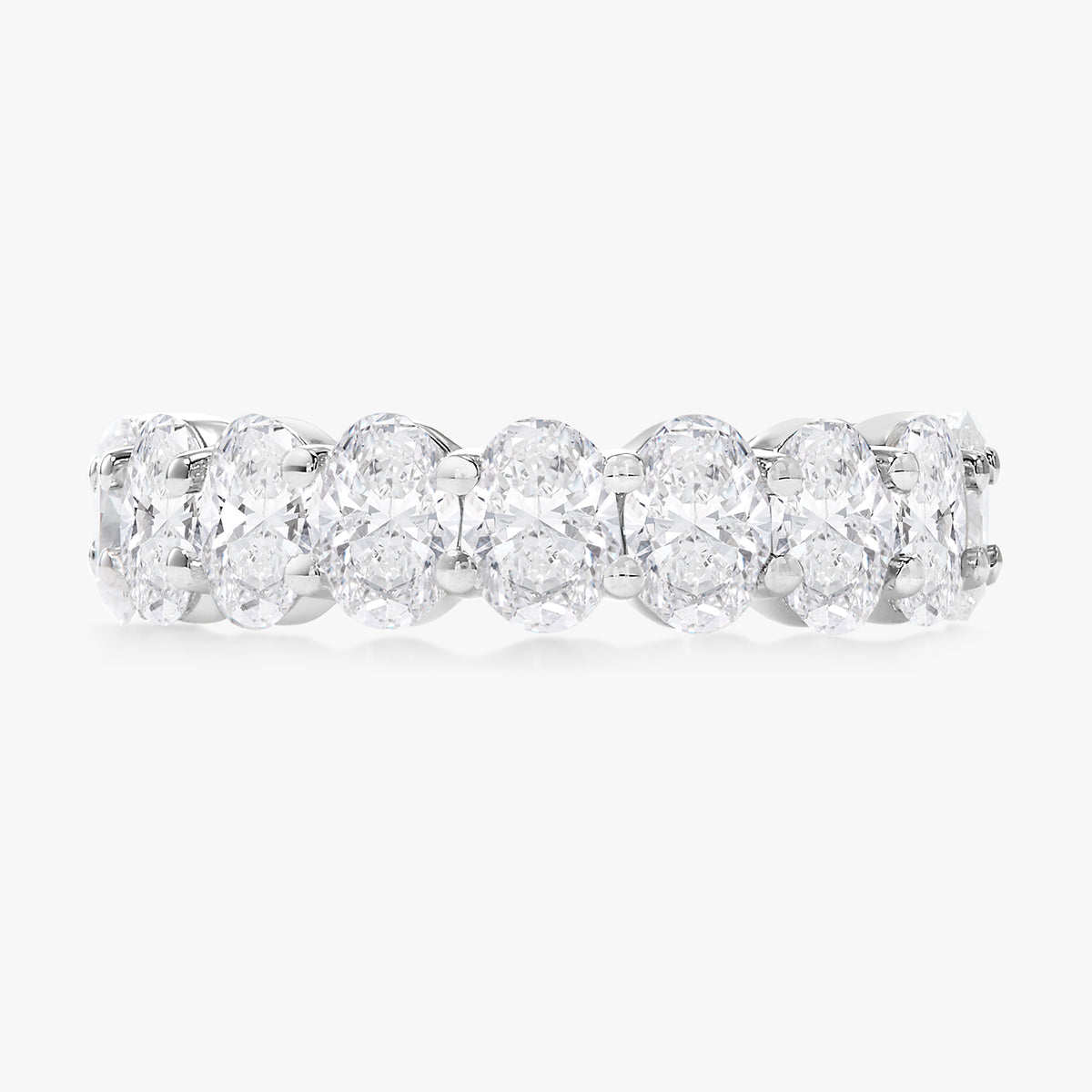 Scalloped Oval Diamond Band 3.18 ctw