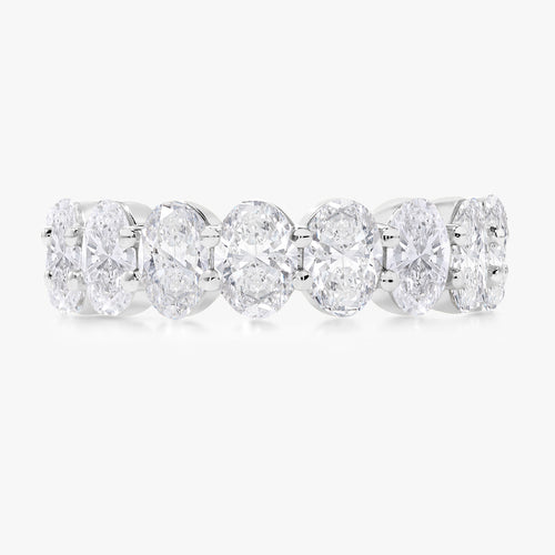 Scalloped Oval Diamond Band 3.66 ctw