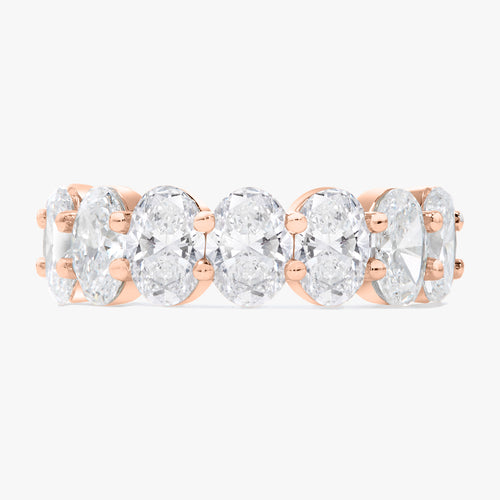 Scalloped Oval Diamond Band 5.80 ctw