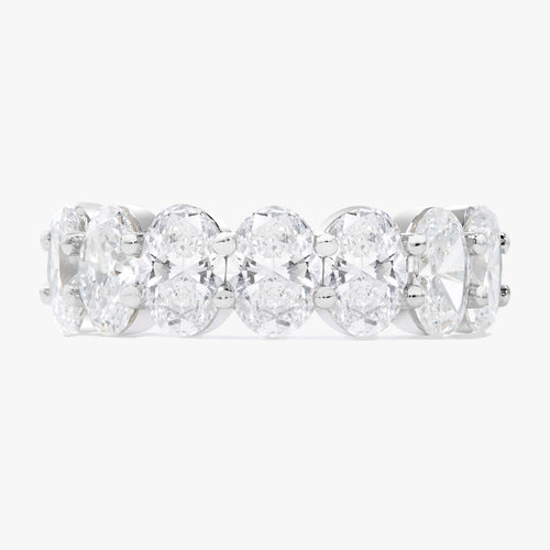Scalloped Oval Diamond Band 5.80 ctw