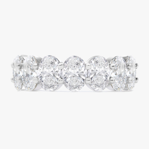 Scalloped Oval Diamond Band 5.80 ctw