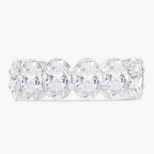 Scalloped Oval Diamond Band 6.26 ctw