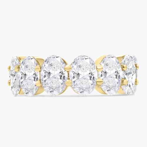 Scalloped Oval Diamond Band 6.26 ctw