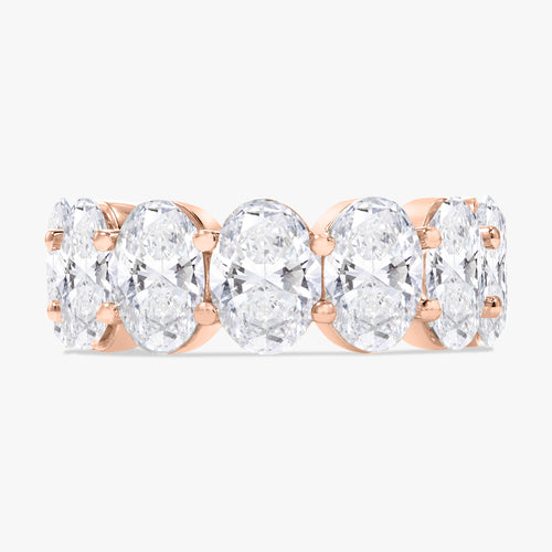 Scalloped Oval Diamond Band 9.33 ctw