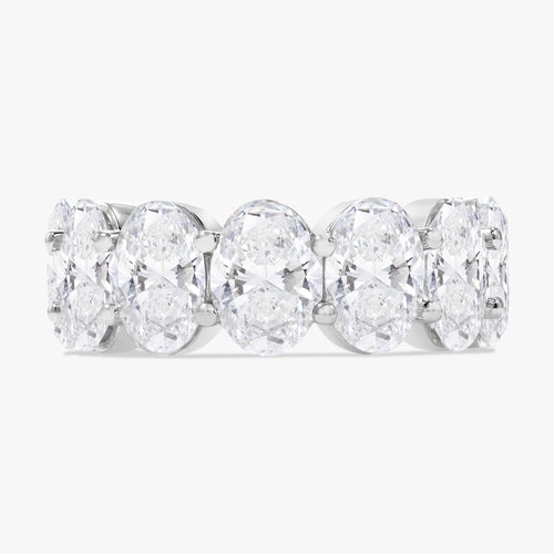 Scalloped Oval Diamond Band 9.33 ctw