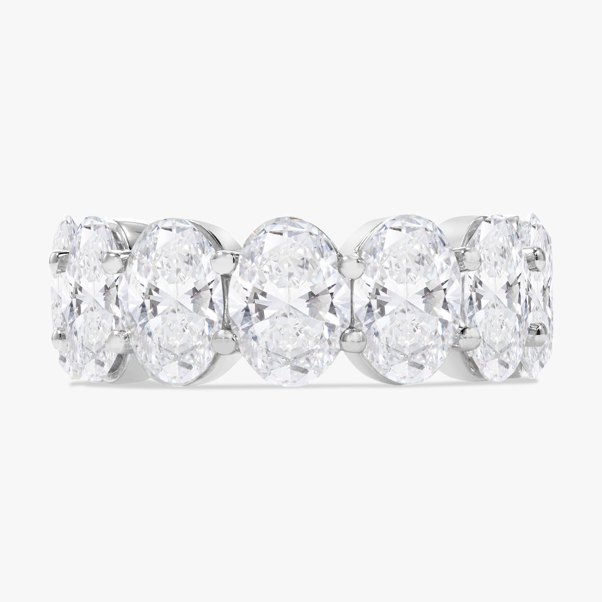Scalloped Oval Diamond Band 9.33 ctw