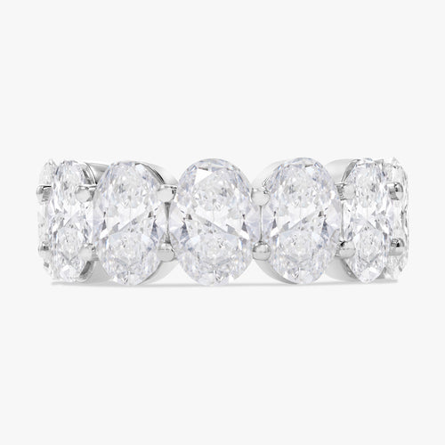 Scalloped Oval Diamond Band 9.33 ctw