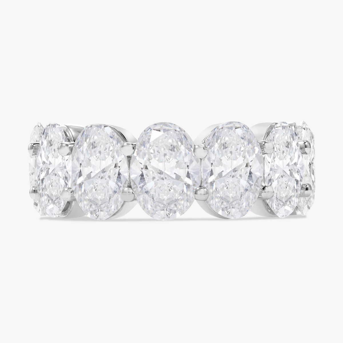 Scalloped Oval Diamond Band 9.33 ctw
