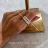 Scalloped oval 2.05 ctw and 3.8ctw