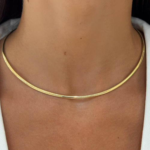 Seager Gold Collar Necklace
