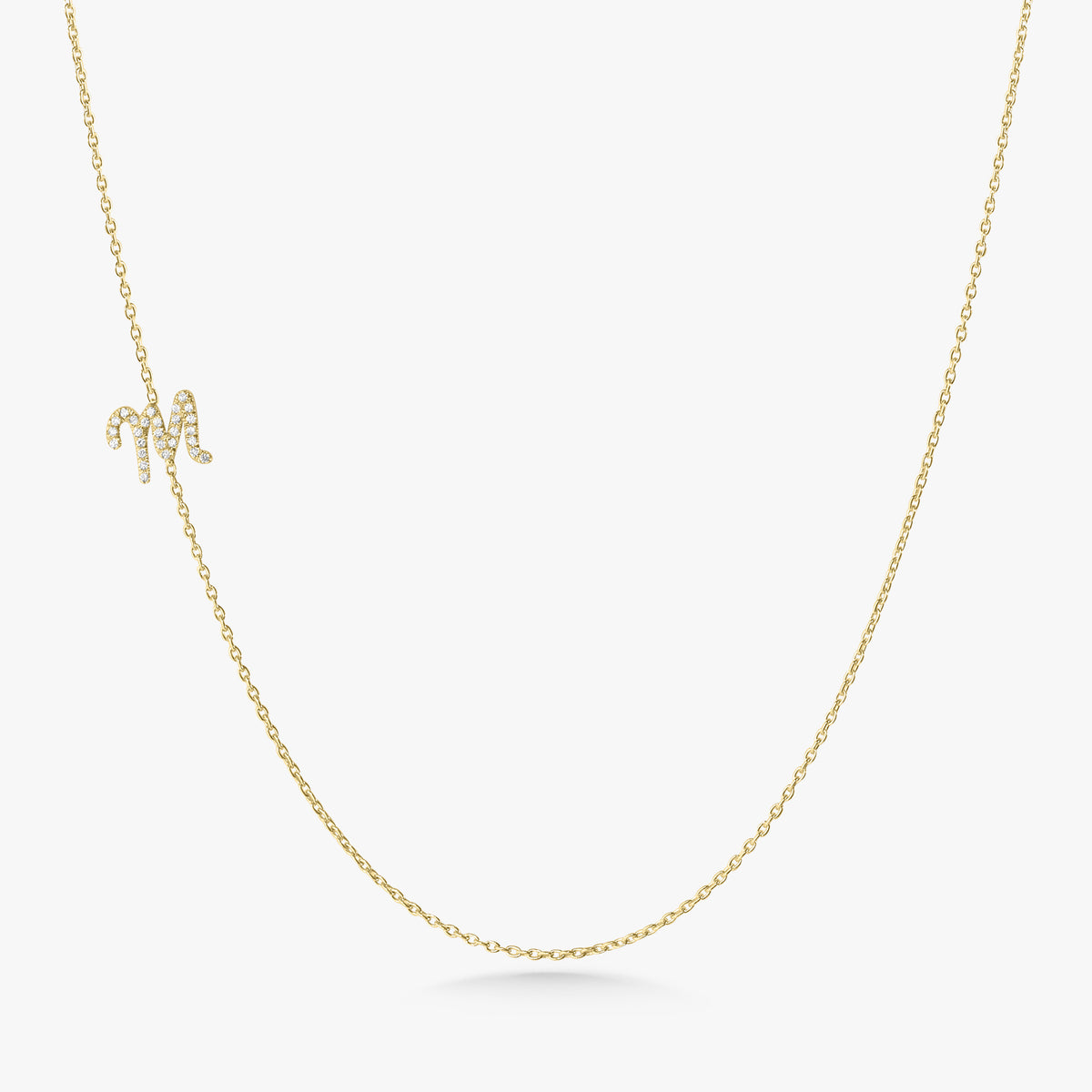 Custom Diamond Initial Necklace – RWFJ